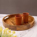 LOBBEY NATURAL WOOD SERVING TRAY II WOODEN TRAY