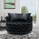 Tufted Barrel chair Tufted Arm Chair