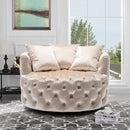 Tufted Barrel chair Tufted Arm Chair