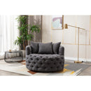 Tufted Barrel chair Tufted Arm Chair
