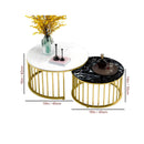 Caged Golden Table Set of 2