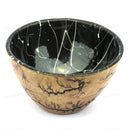 LOBBEY-LASER ART WOODEN EPOXY RESIN BLACK WHITE BOWL II WOODEN EPOXY BOWLS II WOODEN BOWLS