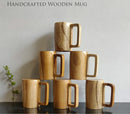 Handcrafted Teak Wood Mugs II Food Safe II Water Proof