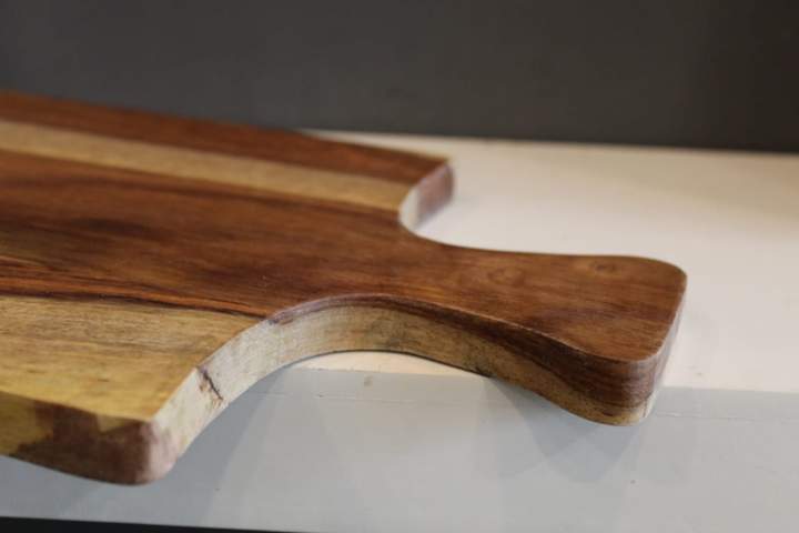 CHOPPING BOARD CUM SERVING PLATTER II WOODEN HANDICRAFTS
