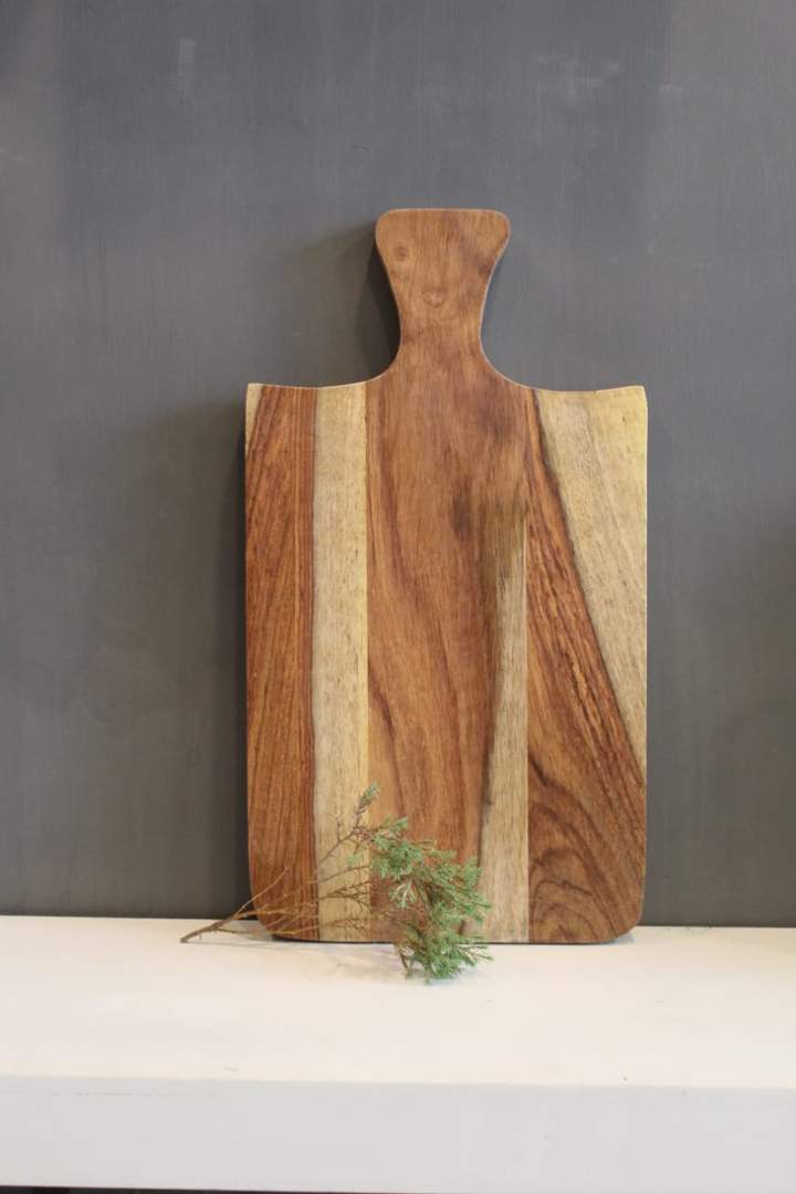 CHOPPING BOARD CUM SERVING PLATTER II WOODEN HANDICRAFTS