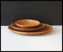 HANDYFINER Handmade Wooden Round Plate set||Food safe and water resistant