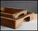 HANDYFINER Beautiful Wooden Nesting Tray Combo II Wooden Handicrafts