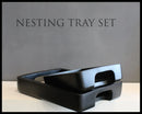 HANDYFINER Beautiful Wooden Nesting Tray Combo II Wooden Handicrafts