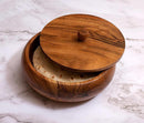 Acacia WOOD CHAPATI BOX/ ROTI BOX/ WOODEN CASSEROLE