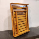 Acacia wood strip tray set of 3 II Water Resistant