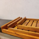 Acacia wood strip tray set of 3 II Water Resistant