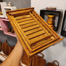 Acacia wood strip tray set of 3 II Water Resistant