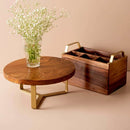 HANDYFINER CAKE STAND AND CUTLERY STAND COMBO II FOOD GRADE II WATER RESISTANT