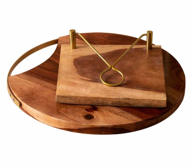 HANDYFINER TISSUE HOLDER AND CHOPPING BOARD COMBO II FOOD GRADE II WATER RESISTANT