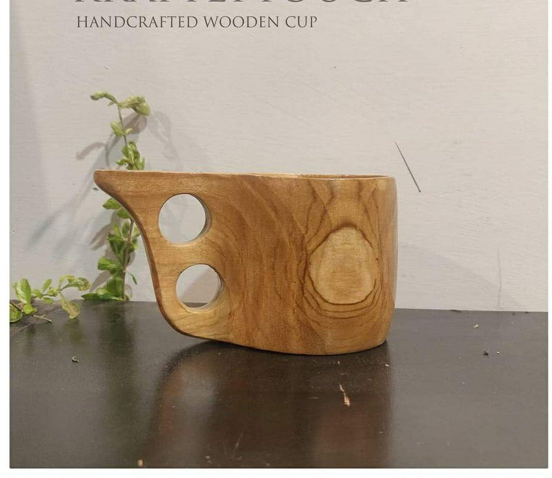WOODEN ROYAL LOOK PREMIUM CUP || TEAK WOOD || SET OF 3/6