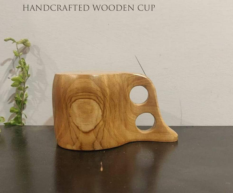 WOODEN ROYAL LOOK PREMIUM CUP || TEAK WOOD || SET OF 3/6