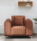 Heller 1 Seater Sofa In Light Brown Colour