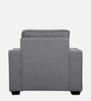 Hugo Fabric 1 Seater Sofa In Ash Grey Colour