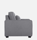Hugo Fabric 1 Seater Sofa In Ash Grey Colour