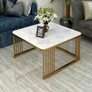 Square Tethered Metallic Table
