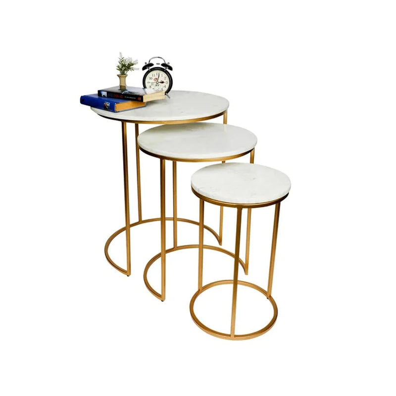 Trio Golden Coffee Tables