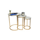 Trio Golden Coffee Tables