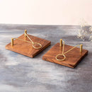 WOODEN NAPKIN HOLDER SET OF 2 || TISSUE HOLDER || WOODEN HANDICRAFTS